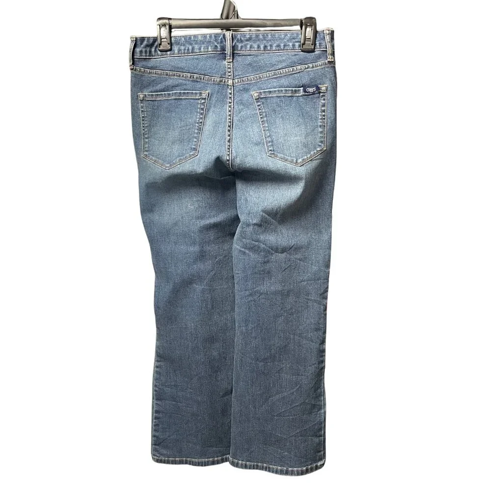 Chaps Mid Rise Crop Kick Jeans Women’s Size 10 / 30 Average - Picture 5 of 8